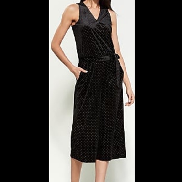 michael kors velvet jumpsuit